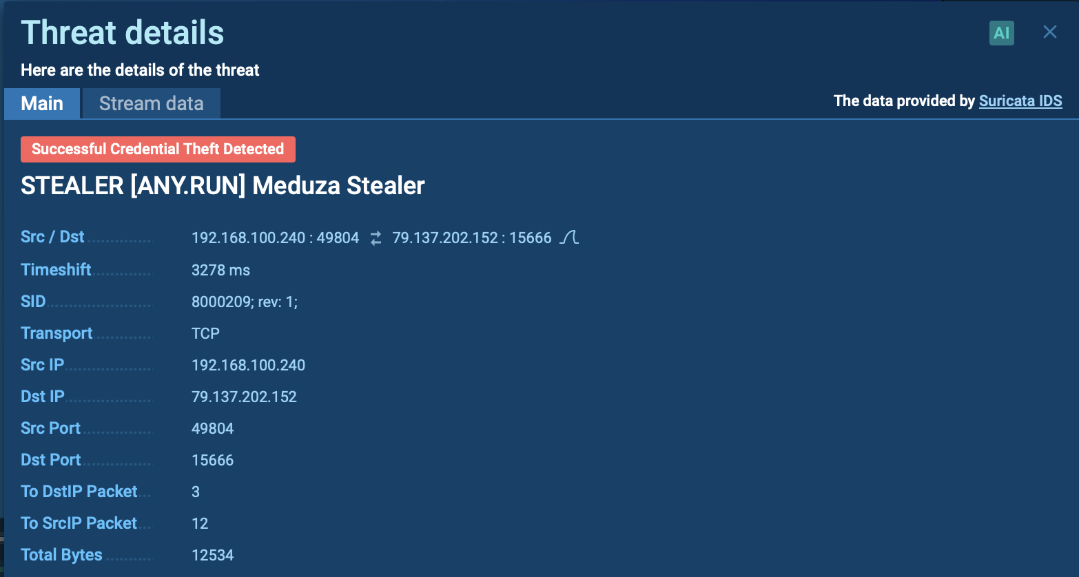 Meduza Stealer analysis in ANY.RUN